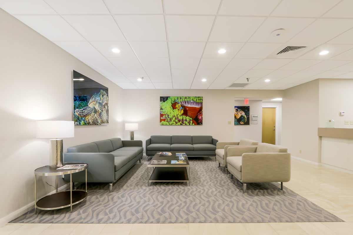 Executive suites lobby area